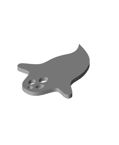 Ghost Keychain 3d model