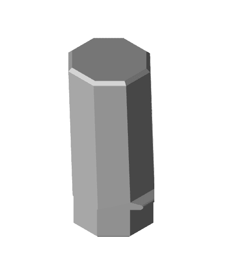 25 mm Peg (Bolt-Locked Insert) 3d model