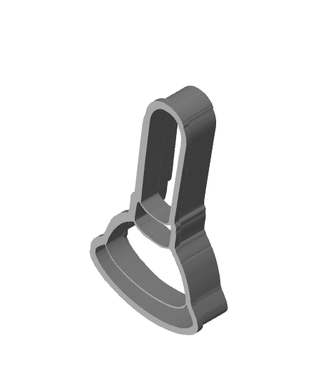 Bell Cookie Cutter, Biscuit Cutter 3d model