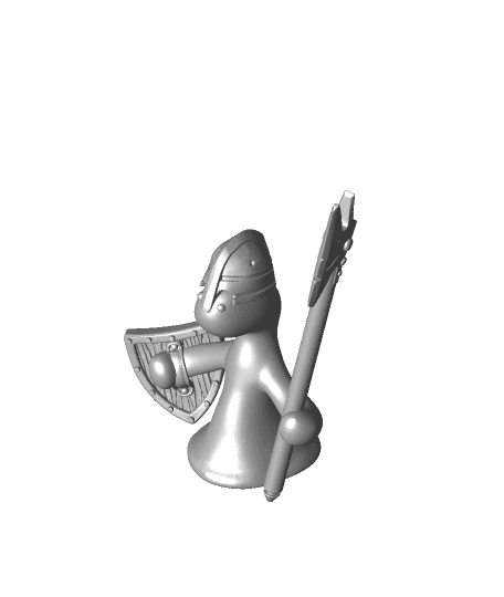 Toy soldiere clay 3d model