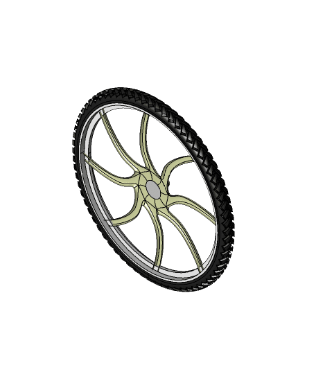 tire of cycle v2.iges 3d model