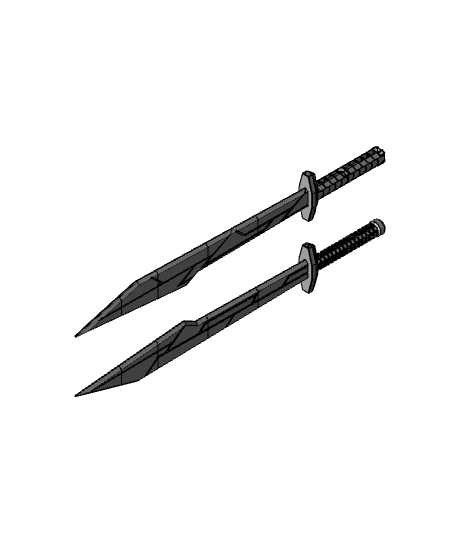 THOR Ragnarok Swords - Source File 3d model