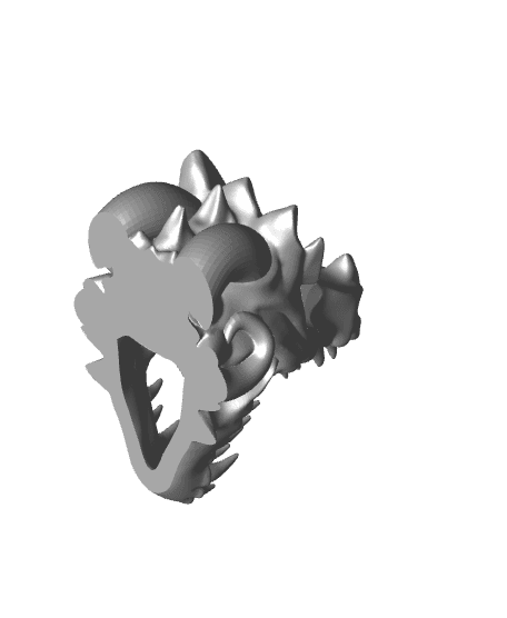 Dragon Skull Dice Tower 3d model