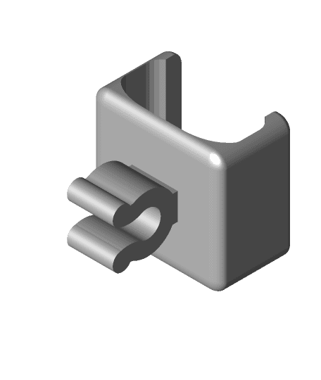 USB Kabelhalter - USB Cable Clip 3d model