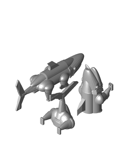 FHW: Painterlygit Sharkdog Mini 3d model