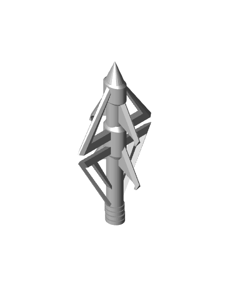 Arrow Tip and Stand 3d model