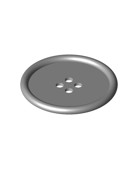 button coaster 3d model