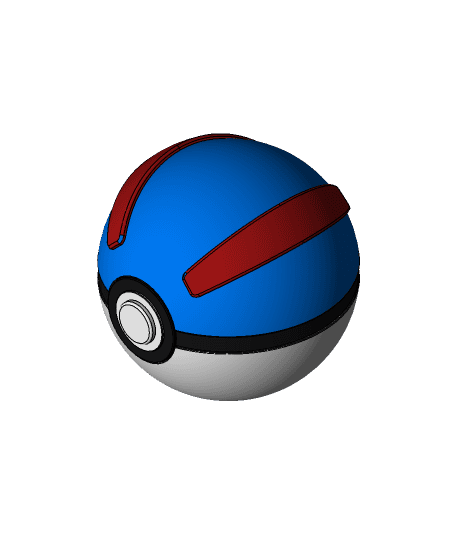 Pokeball With Hinge - 3D model by Mattias Hellberg on Thangs