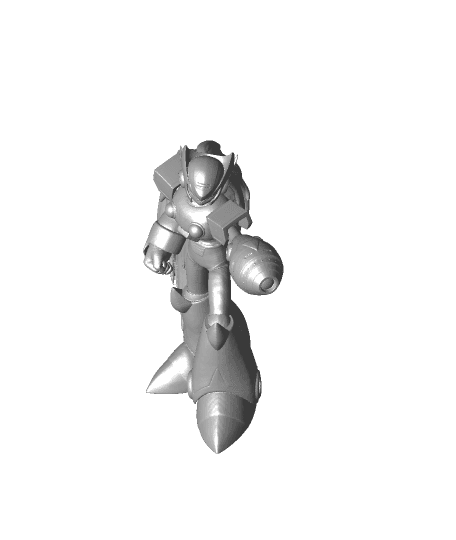 Mega Man X - Zero Blaster Stance  3d model