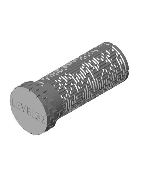 TowerMaze Level 32 - ultimate cylinder maze free for just a week 3d model
