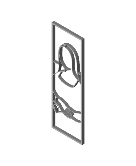 Da Vinci Bookmark 3d model