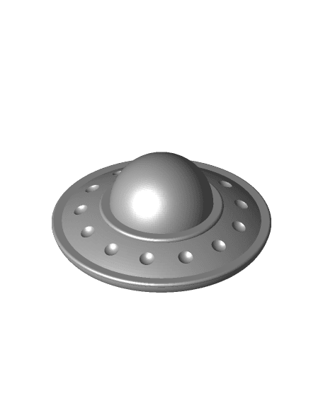 UFO of BABYLON Puzzle 3d model