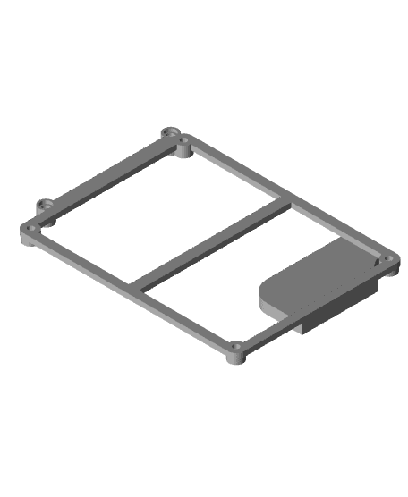 Ender 5 plus robin nano v3 mount 3d model