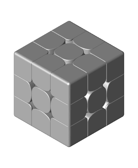 3x3 Speed Rubik's Cube 3d model