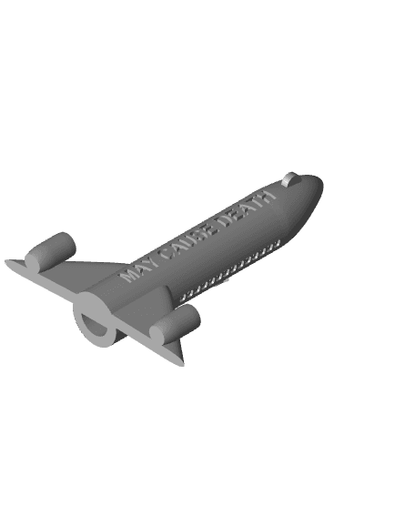 The Aviator's Airplane Safety Emergency Alert Whistle 3d model
