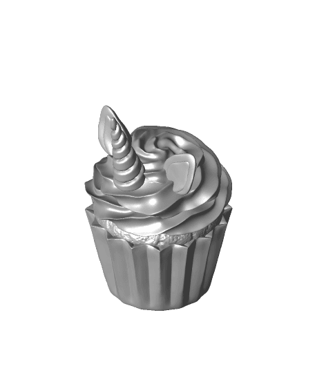 Unicorn Cupcake +MMU Files 3d model