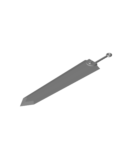 Berserk Sword Keychain 3d model