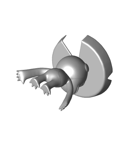Pokemon Lombre #271 - Optimized for 3D Printing 3d model