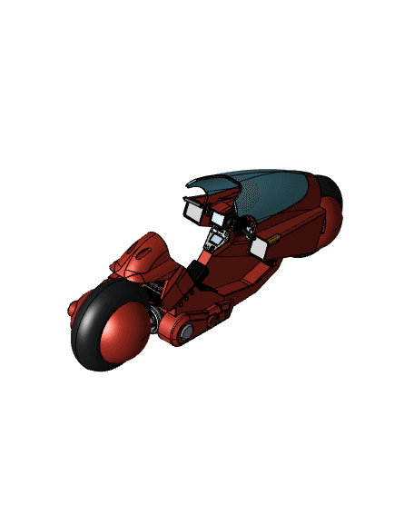 Akira Kanedas Bike - Source File 3d model