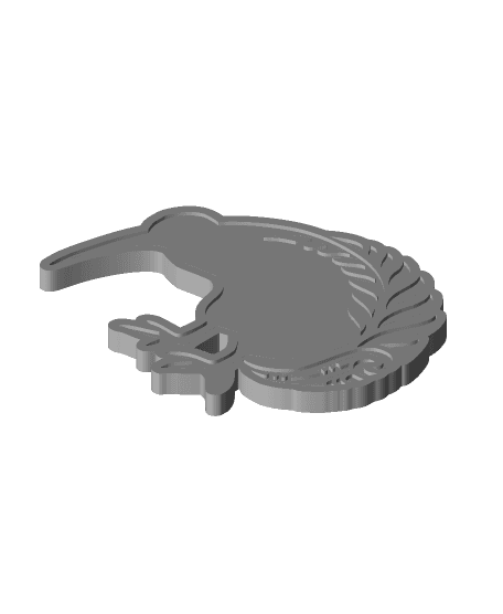 Kiwi Charm (reverse) 3d model