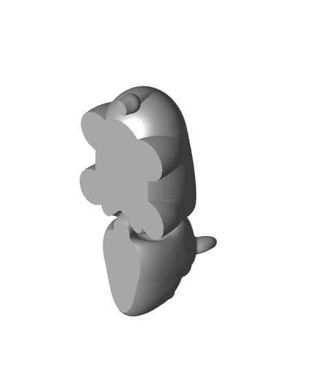 Cute Flexi Rhino 3d model