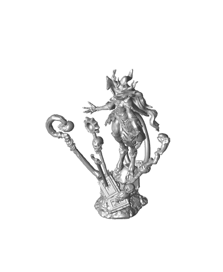 Lady Grimoire - Foundlings - PRESUPPORTED - Illustrated and Stats - 32mm scale			 3d model