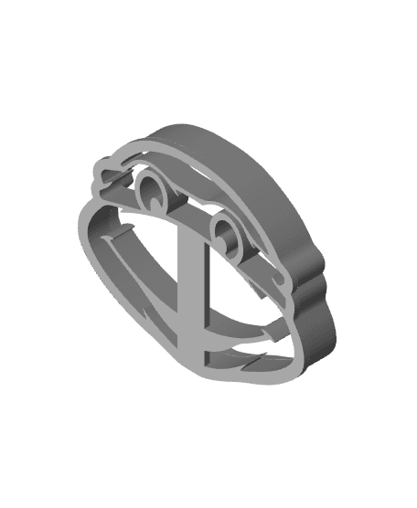 Ninja Turtle Cookie Cutter, Biscuit Cutter 3d model