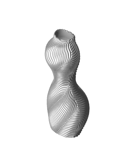 Fem Vase -Wave Pull 3d model