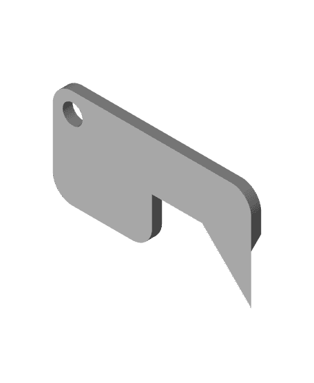Box Opener - Keychain Version 3d model