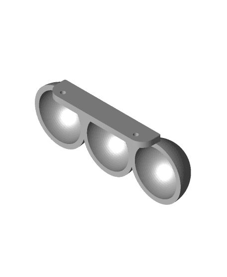 ping pong ball mount holder 3d model