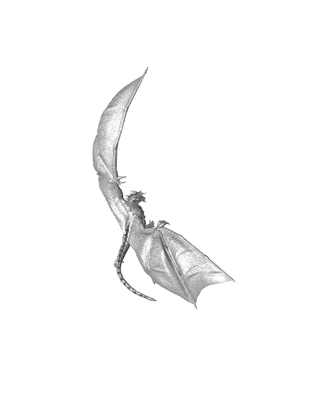 Ancient Silver Dragon 3d model