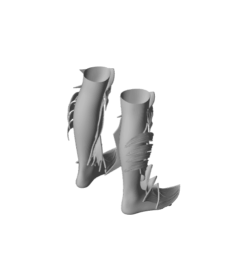 Fantasy Minthara Spidersilk Boots Plates Baldrurs Gate 3 STL 3d model