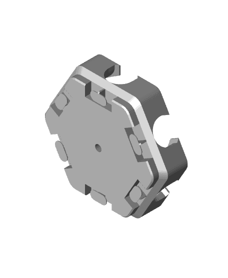 Hextraction Gear Spinner Tile 3d model