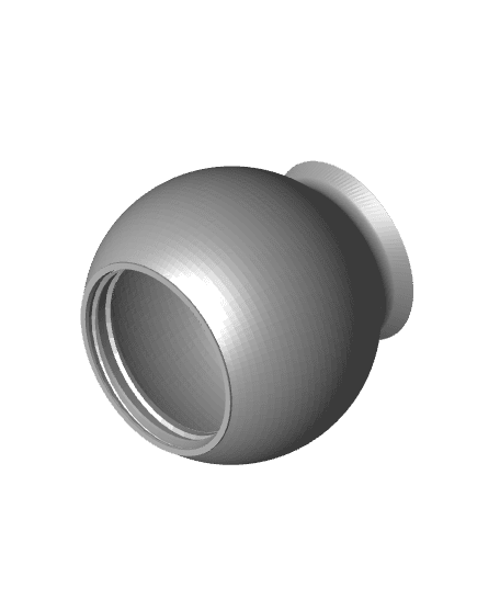 Mason Jar Vase Bulbus - Support Free 3d model