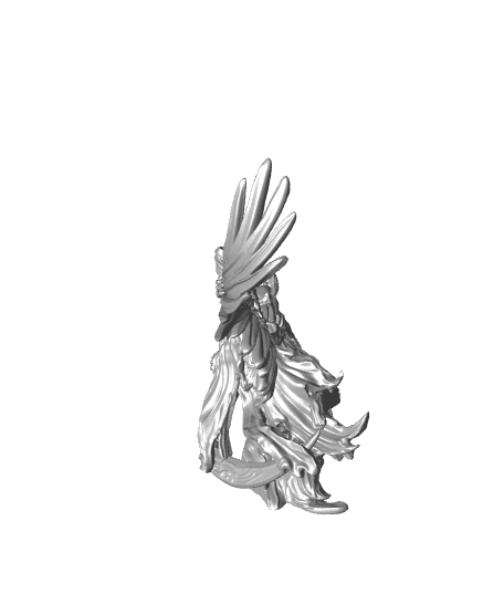 Angel of Death - Heaven Hath No Fury - PRESUPPORTED - 32mm Scale  3d model