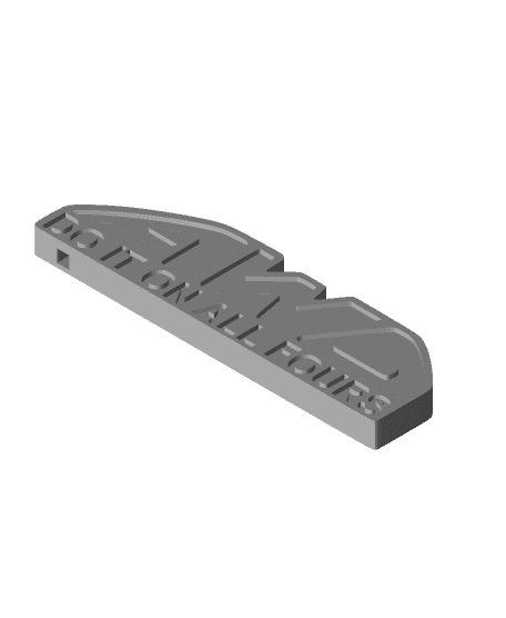 AWD All Fours Keyring Keychain 3d model