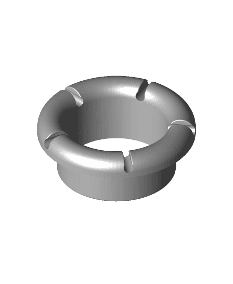 Desk Grommet with cable clips  3d model