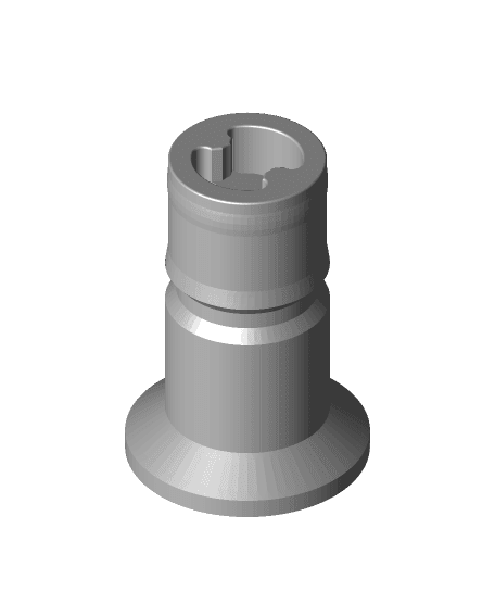 Cornelius keg ball lock fitting dummy 3d model