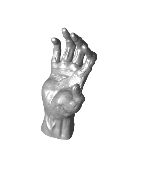 Zombie Hand Controller Stand 3d model