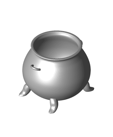 Cauldron candy box.stl 3d model