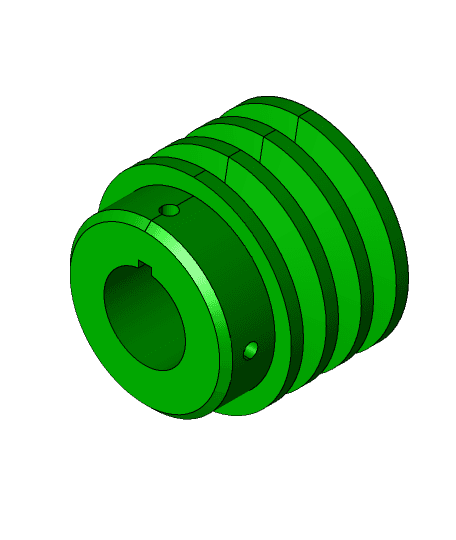 Small pulley (Polea chica) 3d model