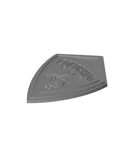 CS Colorado Rapids coaster or plaque 3d model