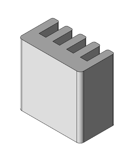 A4988 Heat Sink 3d model