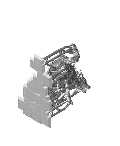 Goblin Warg Rider - C (spearman) 3d model