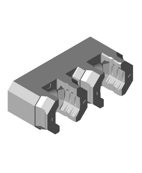 15 mm - Dual Offset Snaps (DS Part A) 3d model