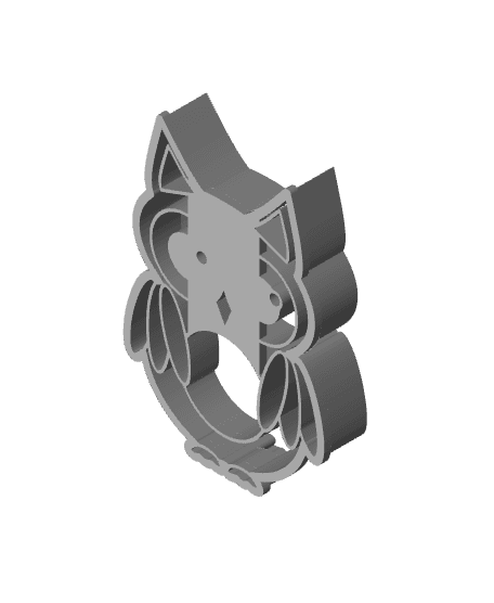 Owl Cookie Cutter, Biscuit Cutter 3d model