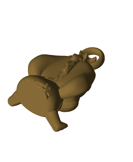 Eeyore Ornament - Support Free 3d model