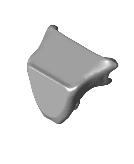 Human Jaw bowl (Pre Supported) 3d model