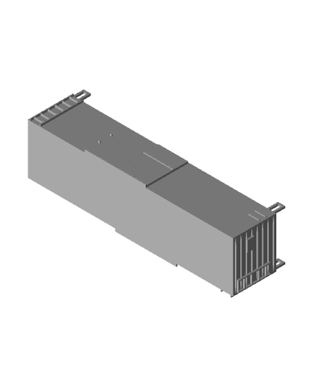 Z scale 40' double-sheathed boxcar 3d model