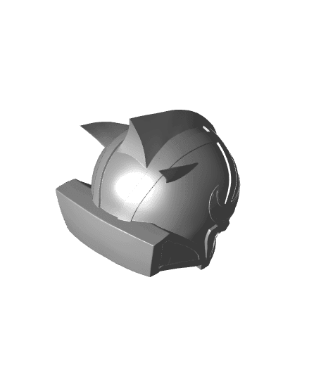 Blue Death Ranger Helmet 3d model